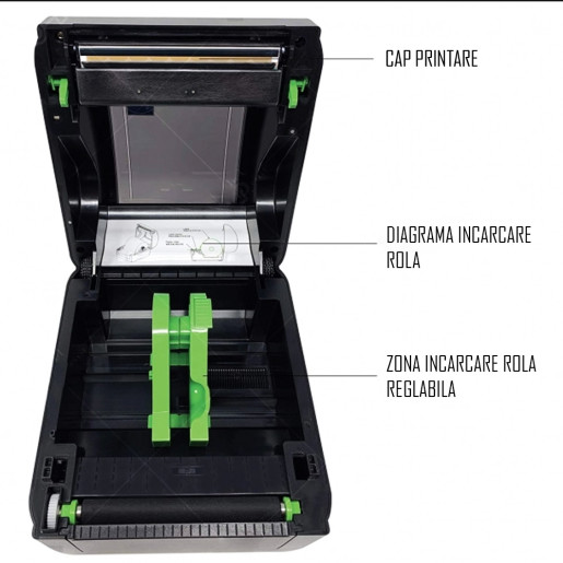Imprimanta etichete coduri de bare TSC - DA-210 USB