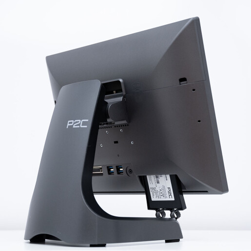 POS All in One model P2C seria N250 cu procesor Intel N97, 16BG DDR si 128GB SSD - GRI