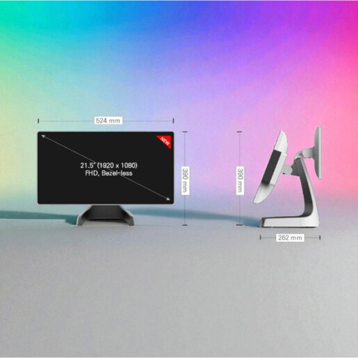 Sistem POS All In One 21.5 inch wide capacitiv touchscreen  model P2C-E250B  