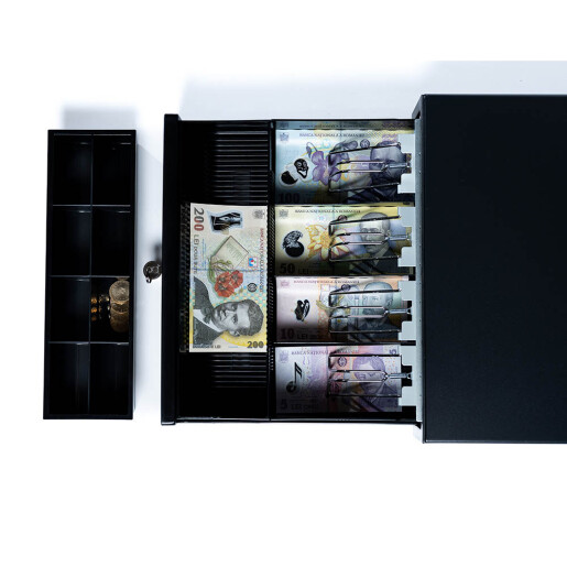 Sertar metalic de Bani HS-330E Negru