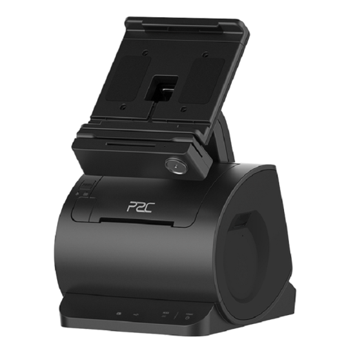 Smart Desk Dock System P2C T7 cu imprimanta negru