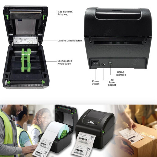 Imprimanta etichete coduri de bare TSC - DA-210 USB