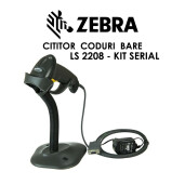 Cititor cod bare Motorola Symbol LS2208 1D Laser - Kit RS232 (serial)