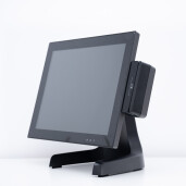 POS All in One model P2C seria N250 cu procesor Intel N97, 16BG DDR si 128GB SSD - GRI