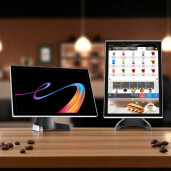 Sistem POS All In One 21.5 inch wide capacitiv touchscreen  model P2C-E250B  