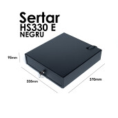 Sertar metalic de Bani HS-330E Negru
