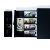 Sertar metalic de Bani HS-330E Negru