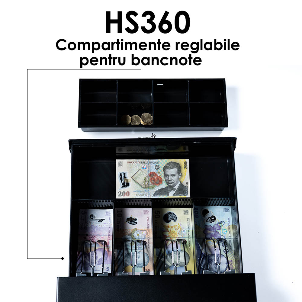 Sertar metalic de Bani HS-360A Sertar metalic de Bani HS-360A